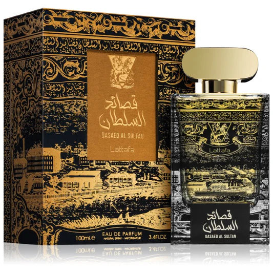 Lattafa Qasaed Al Sultan Eau De Parfum 100 mL - Unisex - Sam's Fragrances