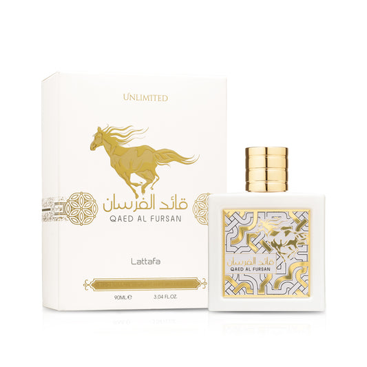 Lattafa Qaed Al Fursan Unlimited Eau De Parfum 90 mL – For Women - Sam's Fragrances