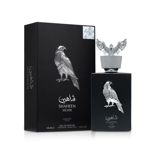 Lattafa Pride Shaheen Silver Eau de Parfum 100 mL – Unisex - Sam's Fragrances