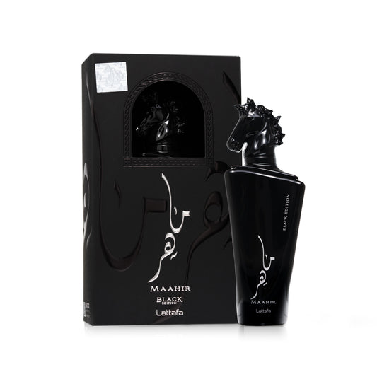 Lattafa Maahir Black Edition Eau De Parfum 100 mL – Unisex - Sam's Fragrances