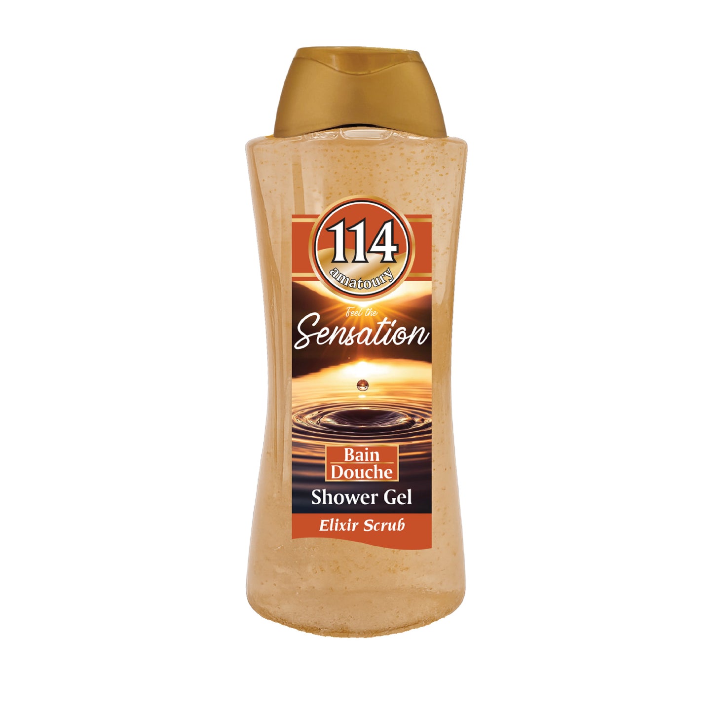 114 Amatoury Bain Douche Shower Gel Elixir Scrub 650 mL