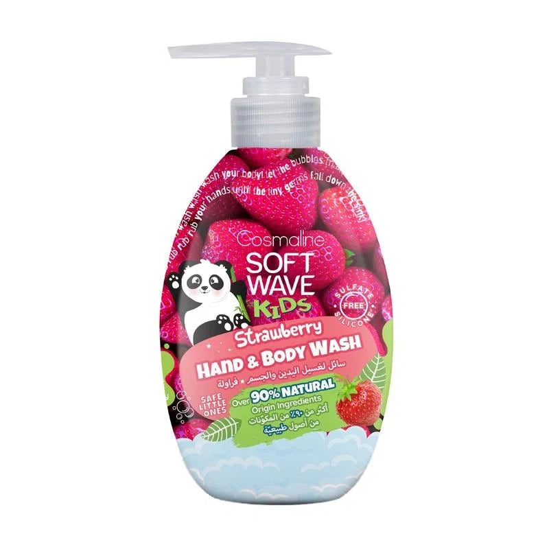 Cosmaline Soft Wave Kids Hand And Body Wash Strawberry