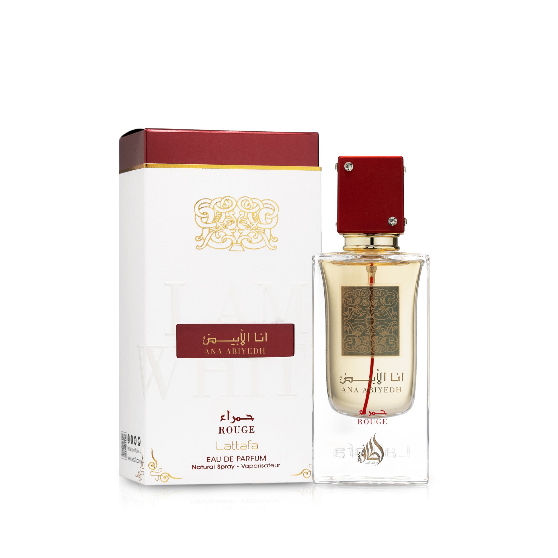 Lattafa Ana Abiyedh Rouge Eau De Parfum 60mL - Unisex - Sam's Fragrances