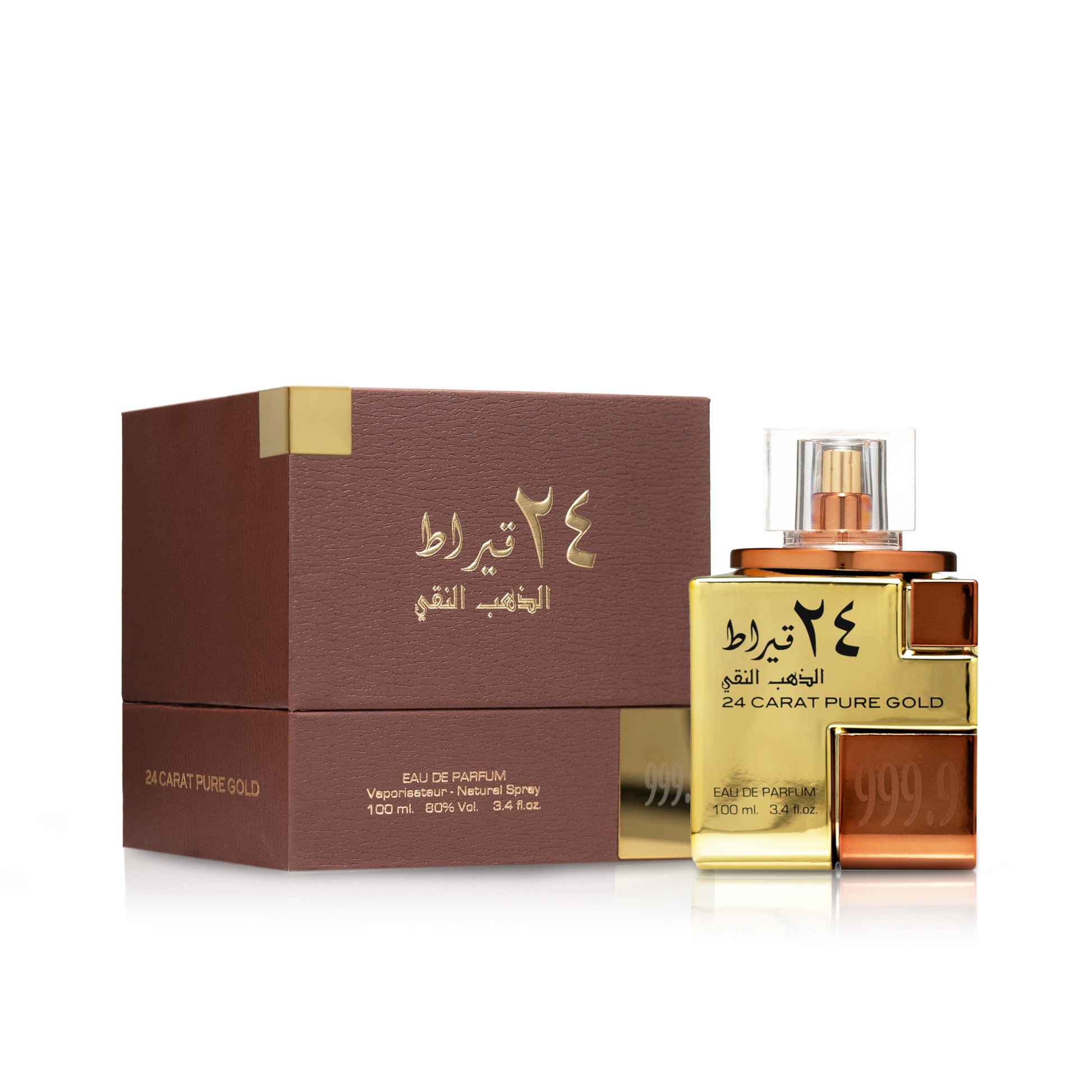 Lattafa 24 Carat Pure Gold Eau De Parfum 100 mL – For Women - Sam's Fragrances