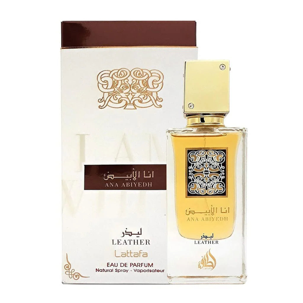 Lattafa Ana Abiyedh Leather Eau De Parfum 60mL - Unisex - Sam's Fragrances