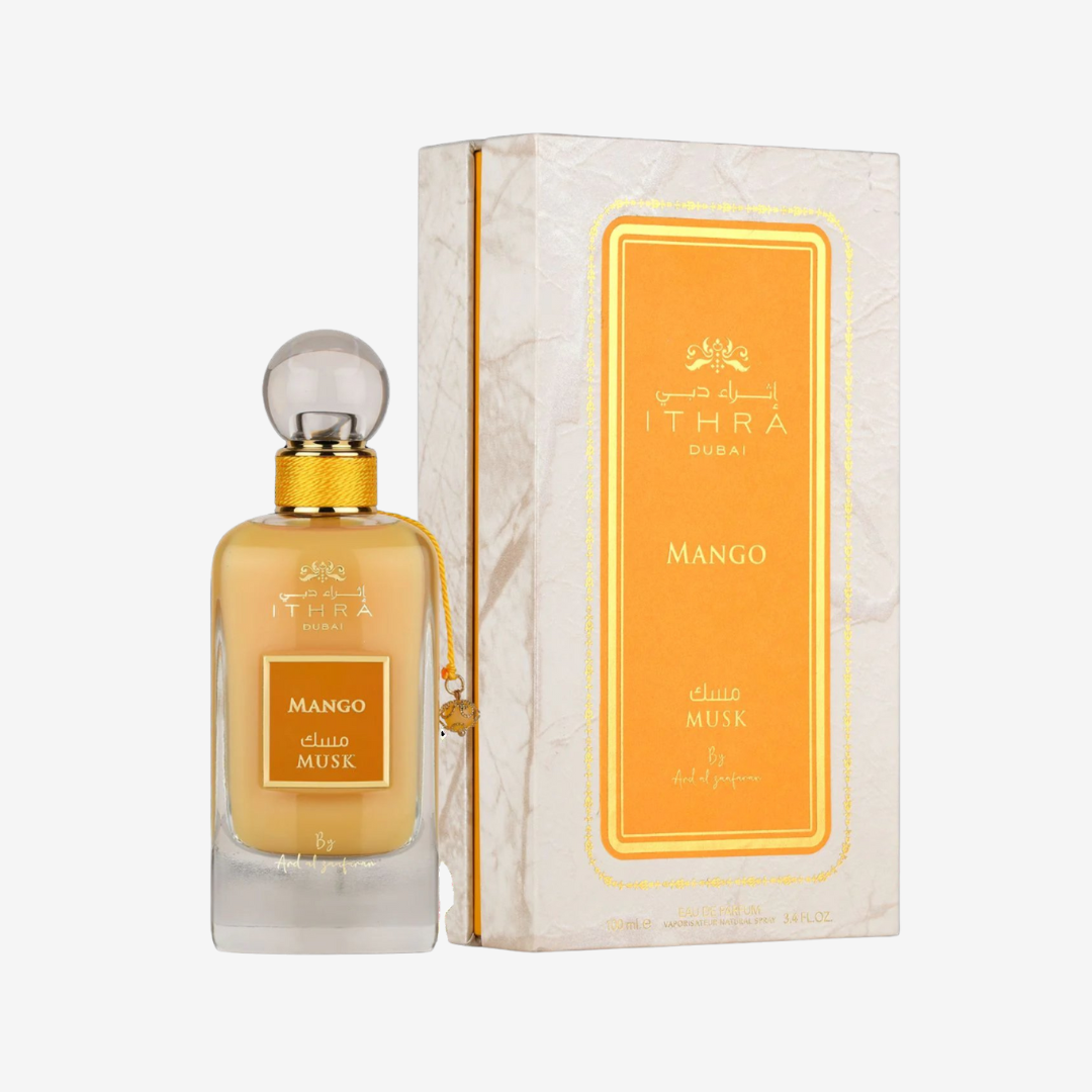 Lattafa Ithra Dubai Musk Mango Eau de Parfum 100 mL – Unisex