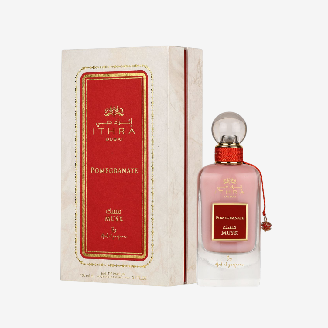 Lattafa Ithra Dubai Musk Pomegranate Eau de Parfum 100 mL – Unisex