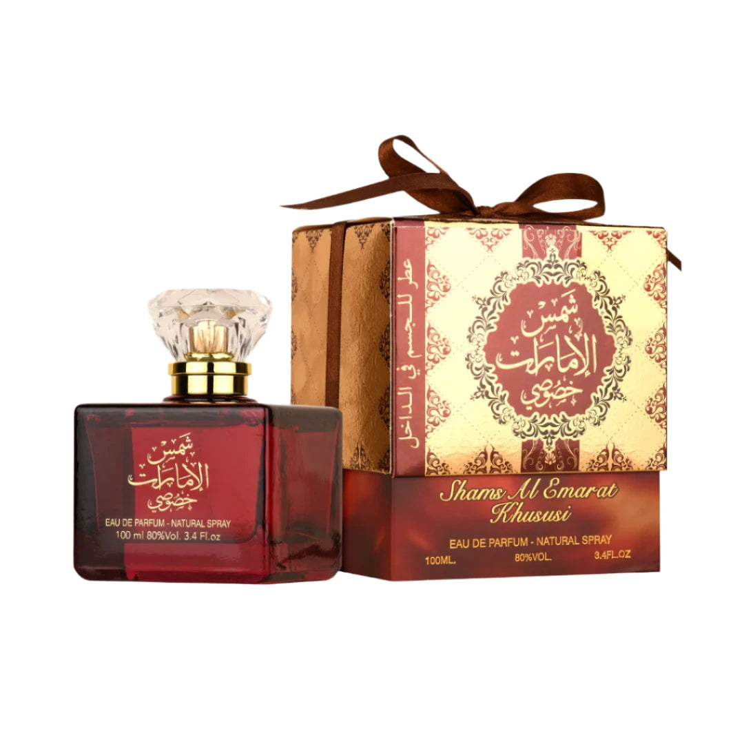 Lattafa Ard Al Zaafaran Shams Al Emarat Khususi Eau de Parfum 100 mL – For Women - Sam's Fragrances