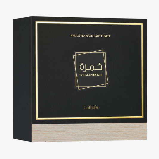 Lattafa Khamrah 3 Pcs Gift Set ā Unisex