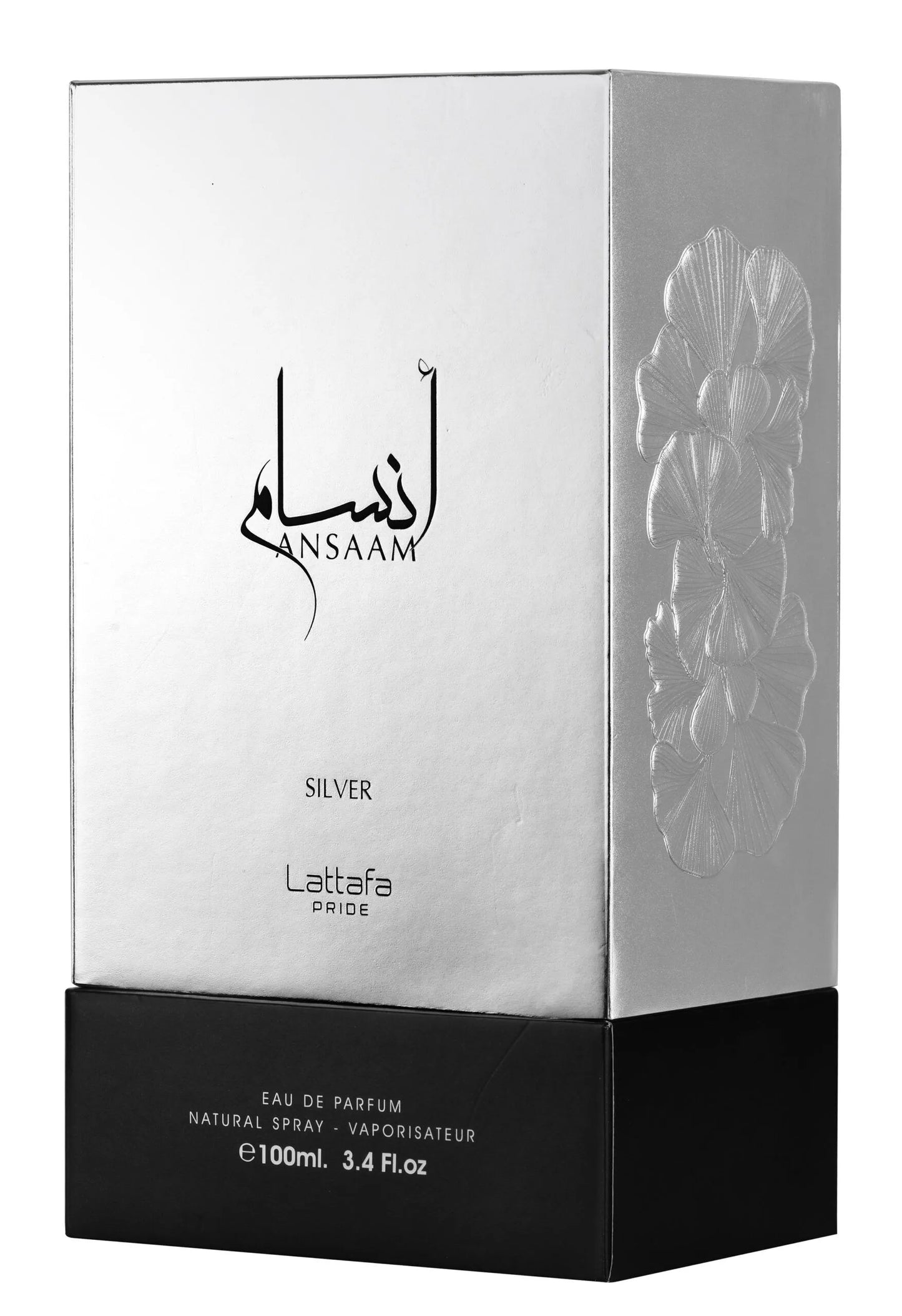 Ansaam Silver by Lattafa Perfumes Eau de Parfum – 100ml – For Men