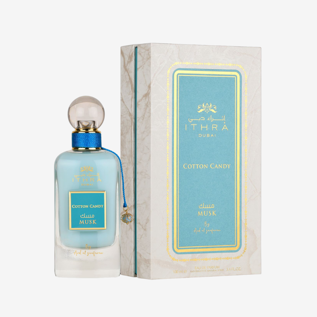Lattafa Ithra Dubai Musk Cotton Candy Eau de Parfum 100 mL – Unisex