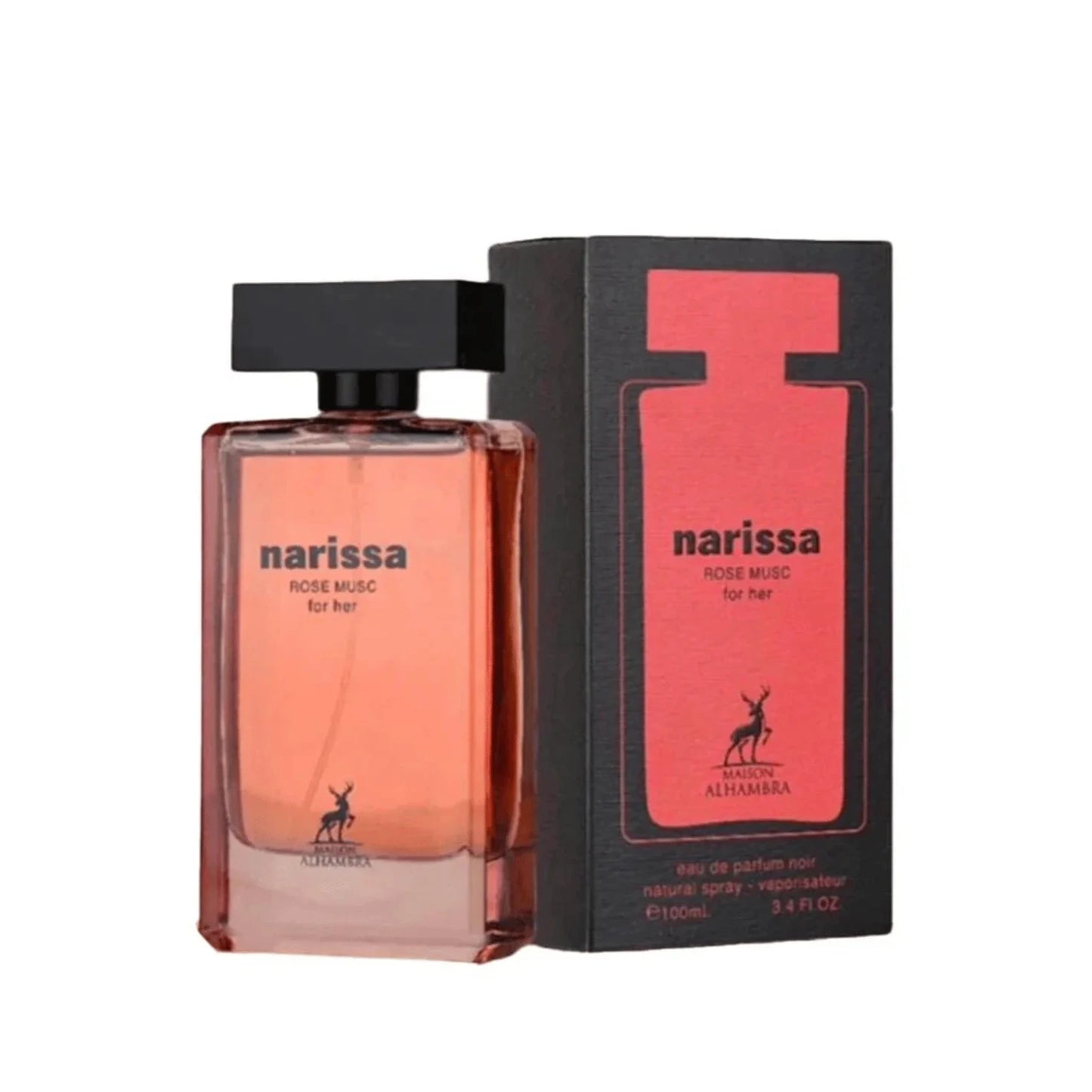 Maison Alhambra Narissa Rose Musc For Her Eau de Parfum – 100 ml – For Women - Sam's Fragrances