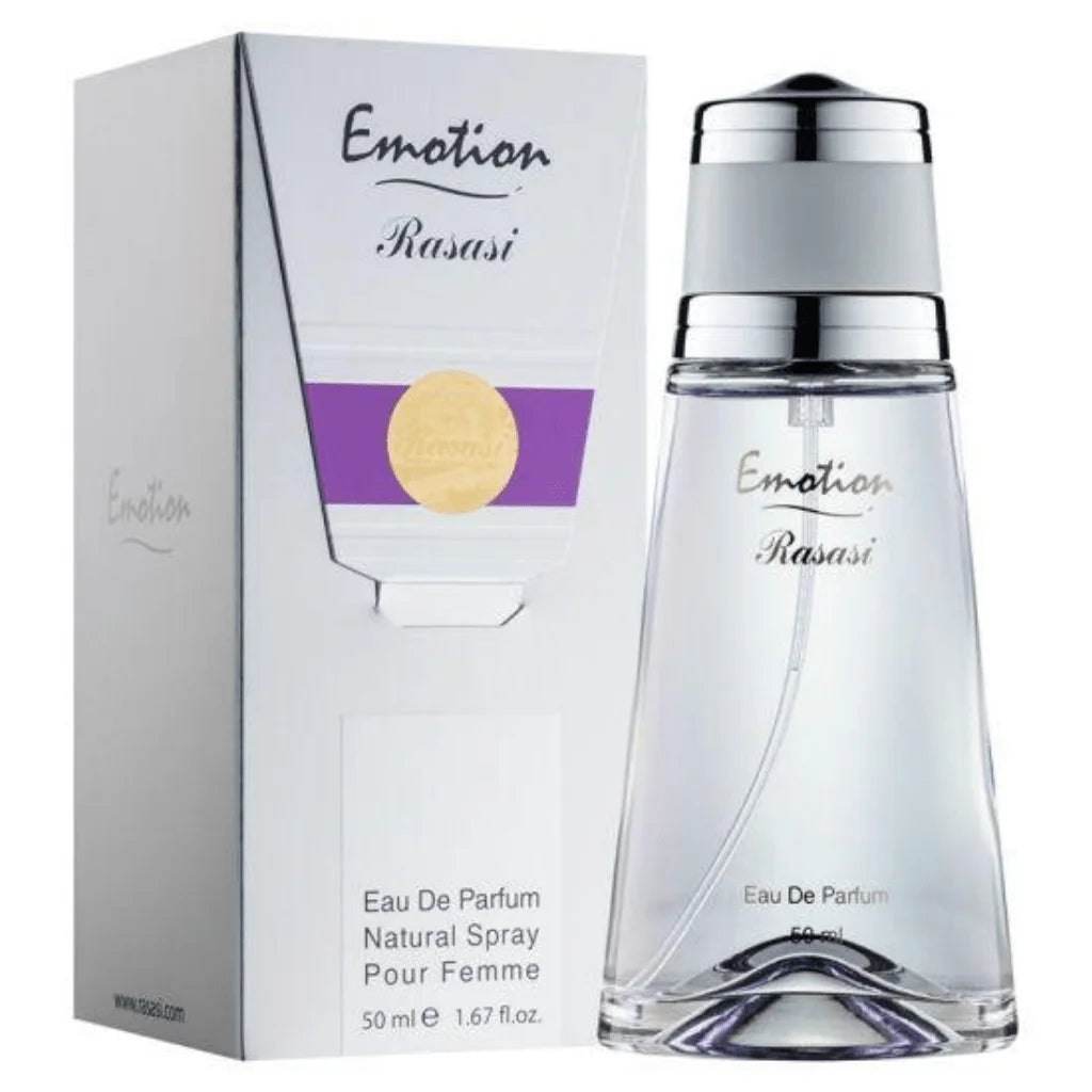 Rasasi Emotion Pour Femme Eau De Parfum 50 mL – For Women - Sam's Fragrances