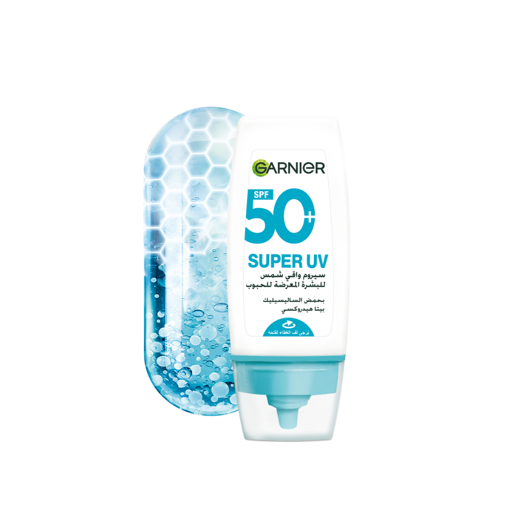 Garnier Super UV Acne Prone Skin Serum Sunscreen SPF50+ 30 mL - view 2