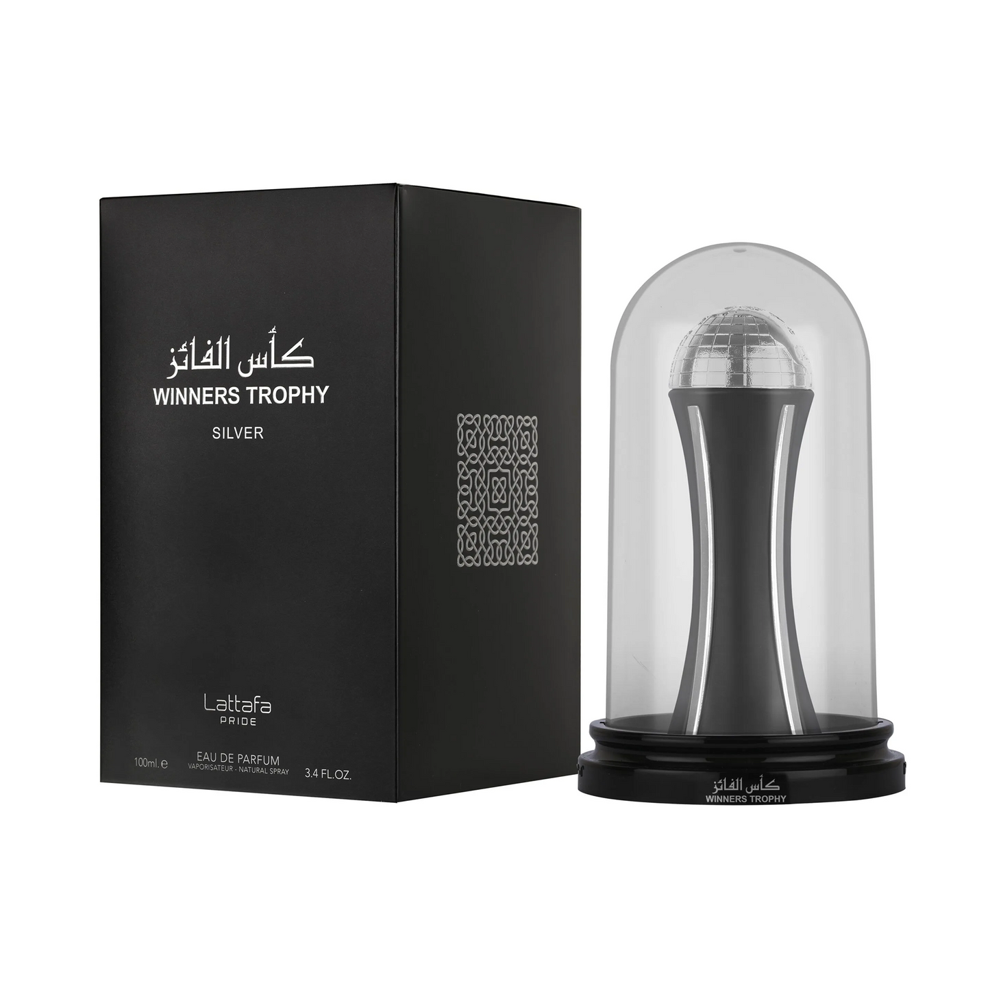 Lattafa Pride Winners Trophy Silver Eau de Parfum 100 mL – For Men - Sam's Fragrances