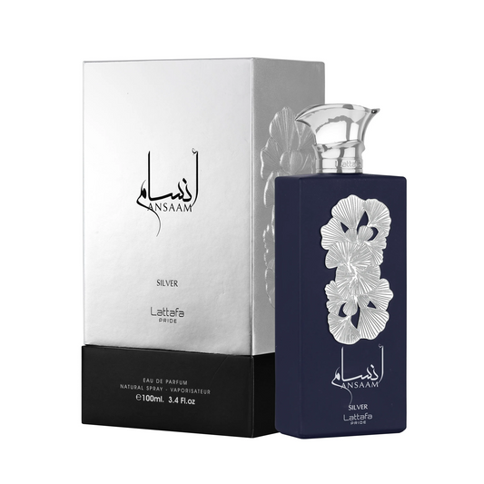 Ansaam Silver by Lattafa Perfumes Eau de Parfum – 100ml – For Men - Sam's Fragrances