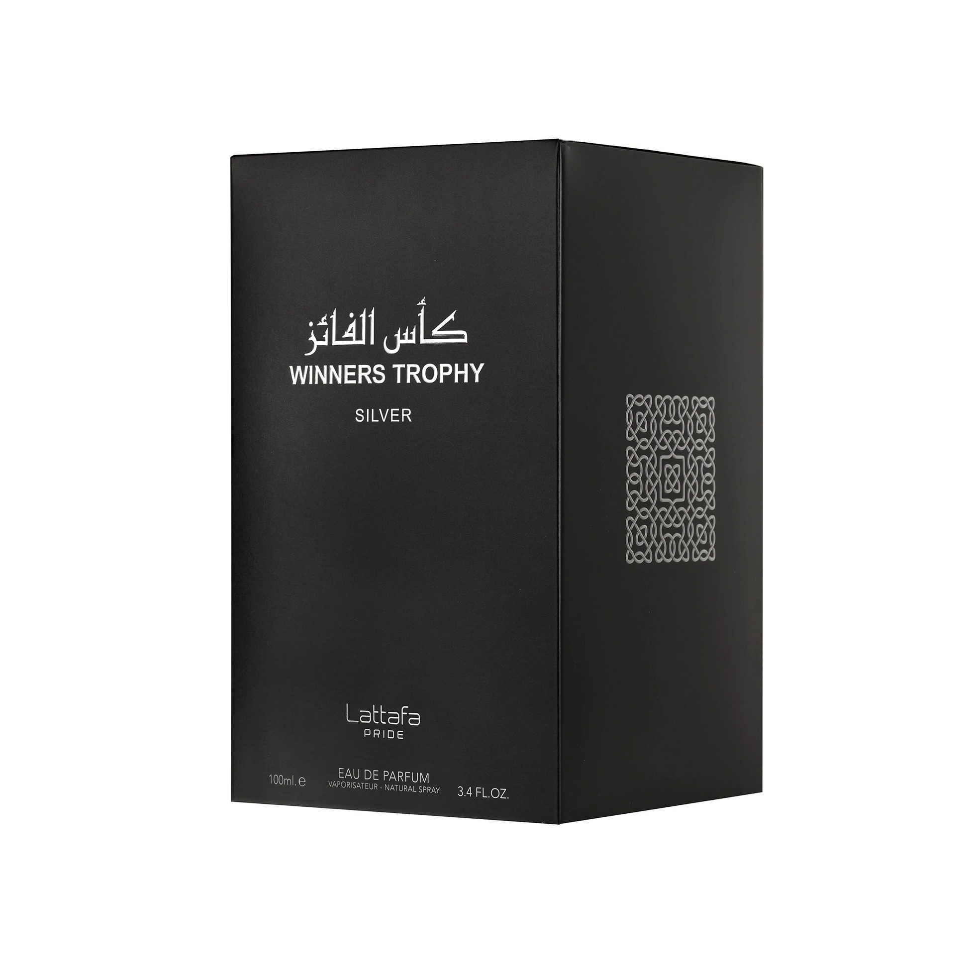 Lattafa Pride Winners Trophy Silver Eau de Parfum 100 mL – For Men - Sam's Fragrances