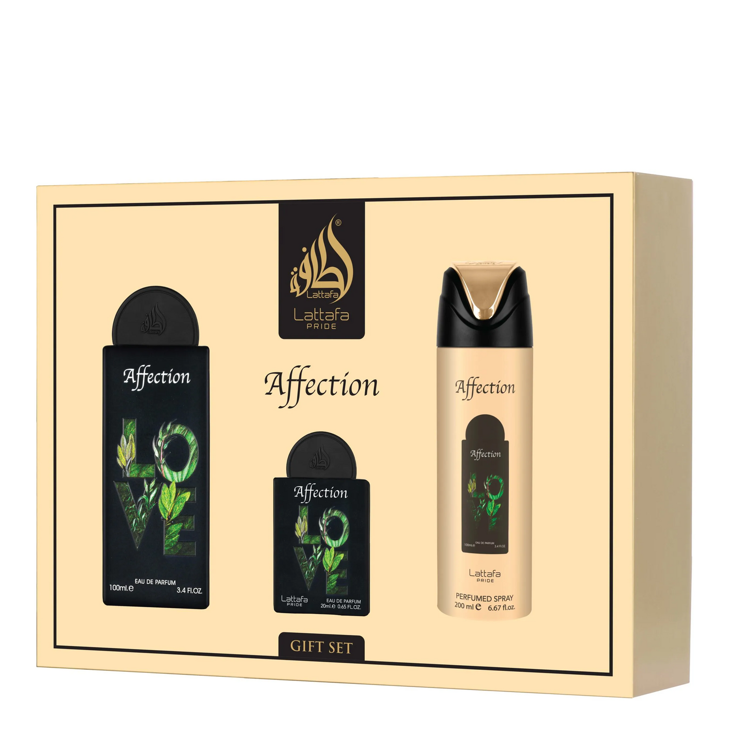 Lattafa Affection 3-Piece Gift Set – Unisex