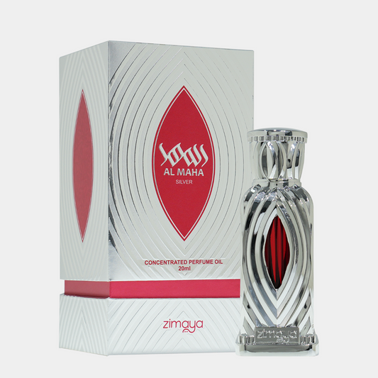 Zimaya Al Maha Silver Concentrated Perfume Oil 20 mL – Unisex