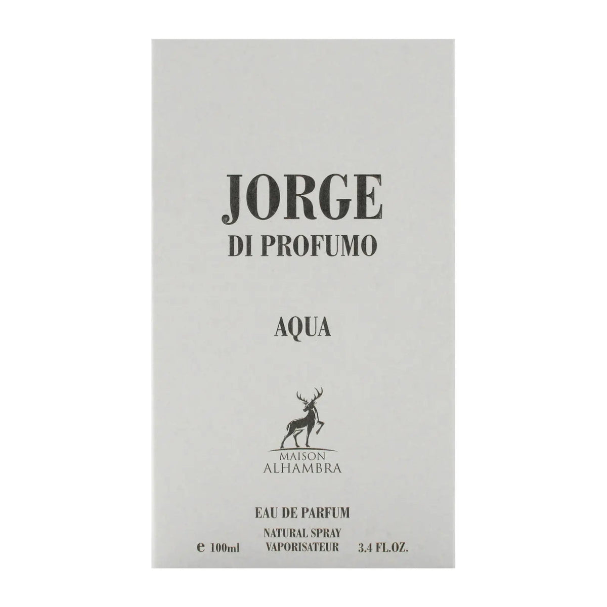 Maison Alhambra Jorge di Profumo Aqua Eau de Parfum – 100 ml – For Men