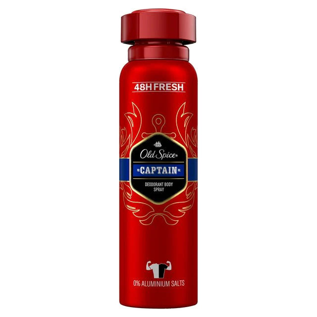 Old Spice Captain Body Spray 150 mL – For Men - Sam's Fragrances