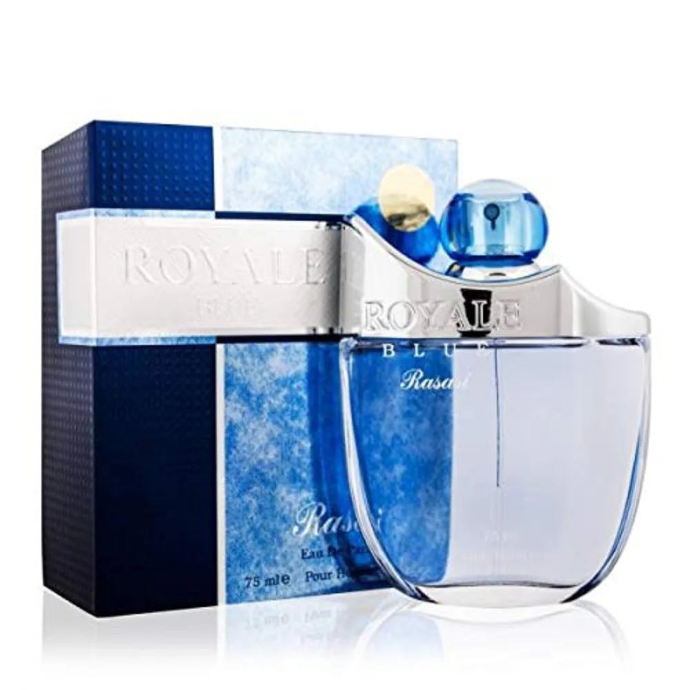 Rasasi Royale Blue Eau De Parfum 75 mL – For Men - Sam's Fragrances