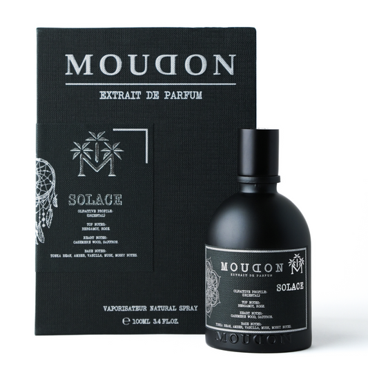 Moudon Solace Extrait de Parfum 100 mL - bottle and box