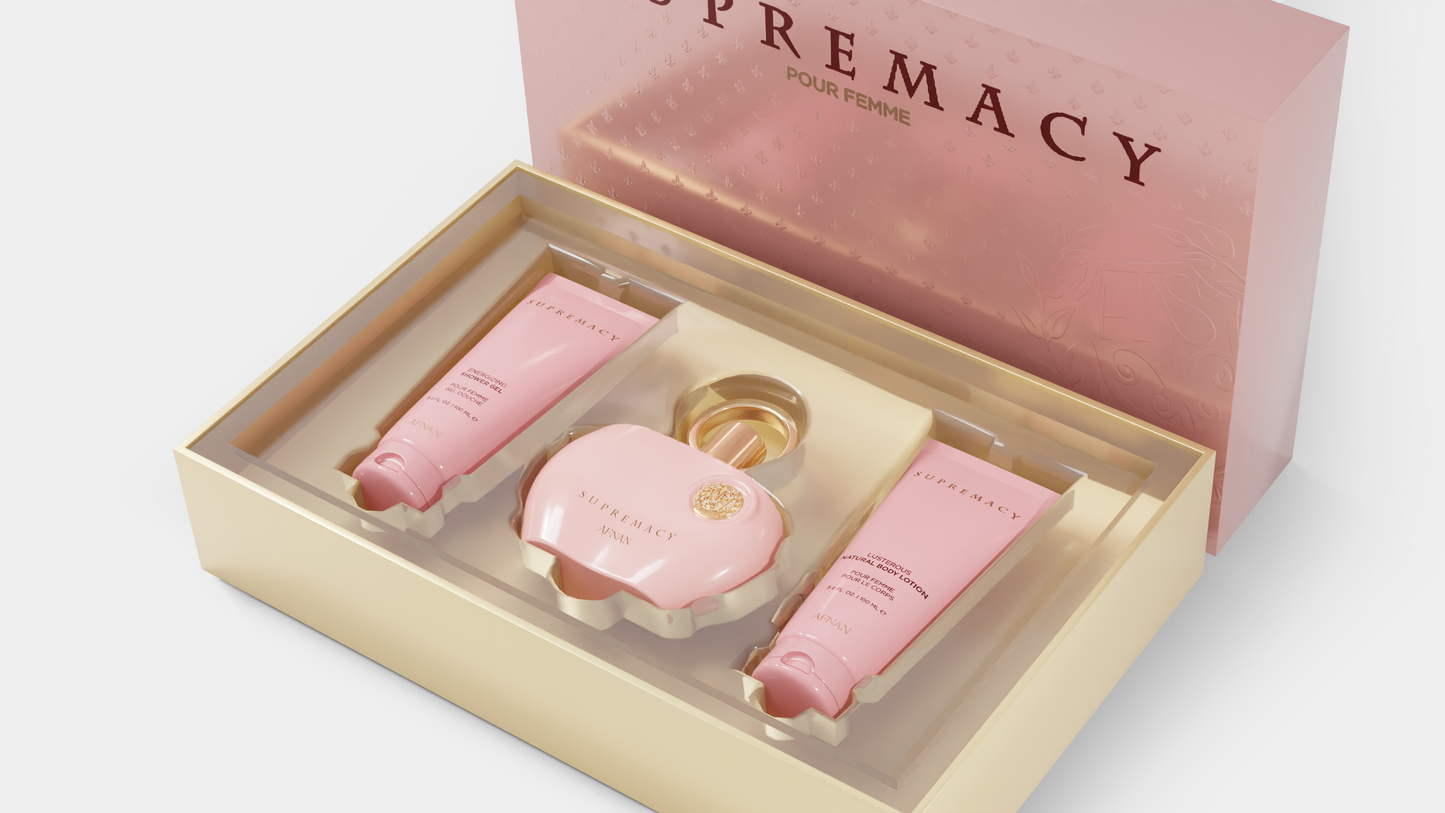 Afnan Supremacy Pink Gift Set - For Women