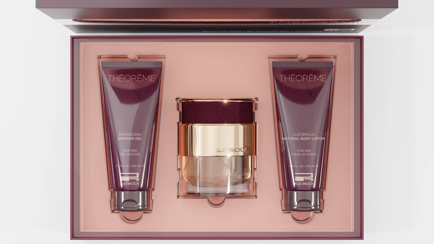 Rue Broca Theoreme Femme Gift Set (EDP 90 mL + Body Lotion 100 mL + Shower Gel 100 mL) (Women)