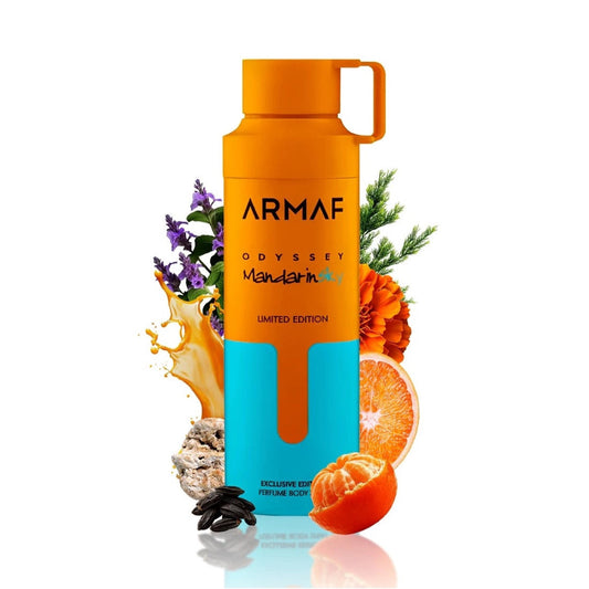 Armaf Odyssey Mandarin Sky / Elixir Body Spray 200 mL – For Men