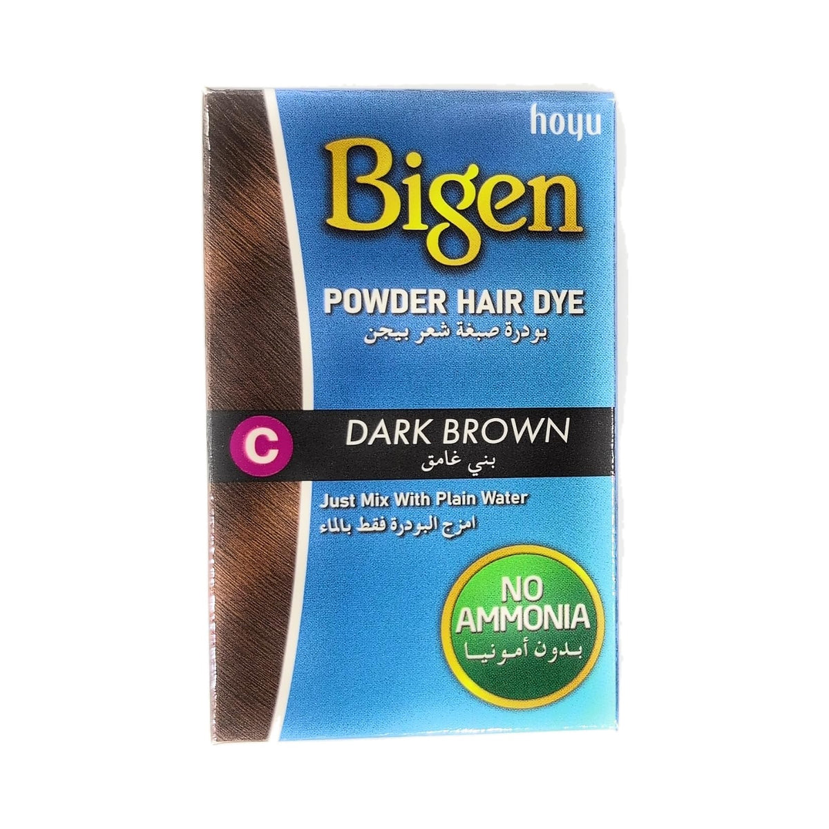 Bigen Powder Hair Dye No Ammonia 6 g C Dark Brown