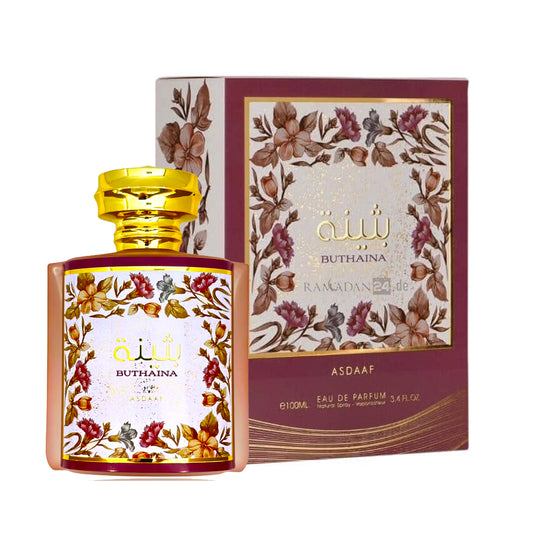 Lattafa Asdaaf Buthaina Eau De Parfum 100 mL – For Women - Sam's Fragrances