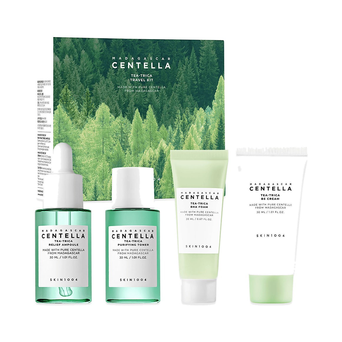 SKIN1004 Madagascar Centella Tea-Trica Travel Kit (4 Items)