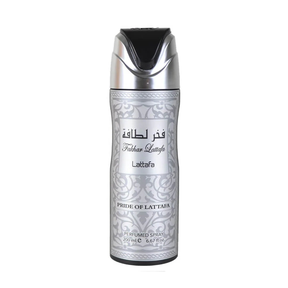 Lattafa Fakhar Lattafa Silver Deodorant - 200 ML - for Men - Sam's Fragrances