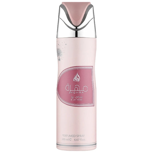Lattafa Mohra Silky Rose Deodorant - 200 ML - for Women - Sam's Fragrances