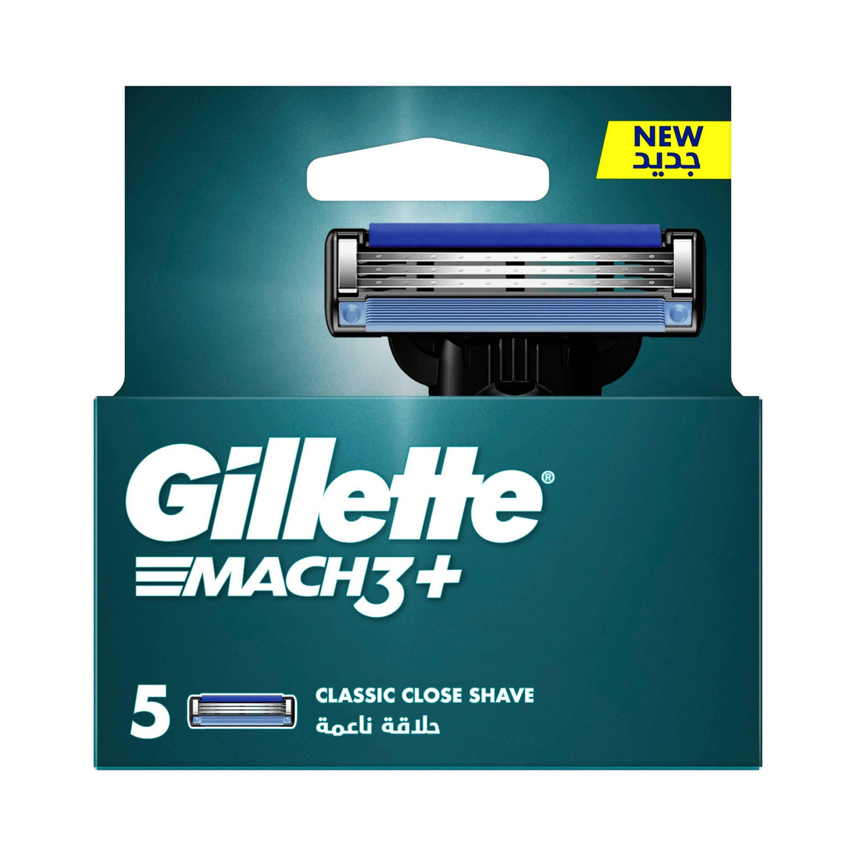 Gillette Mach3+ Refill Cartridges, 5 Pack