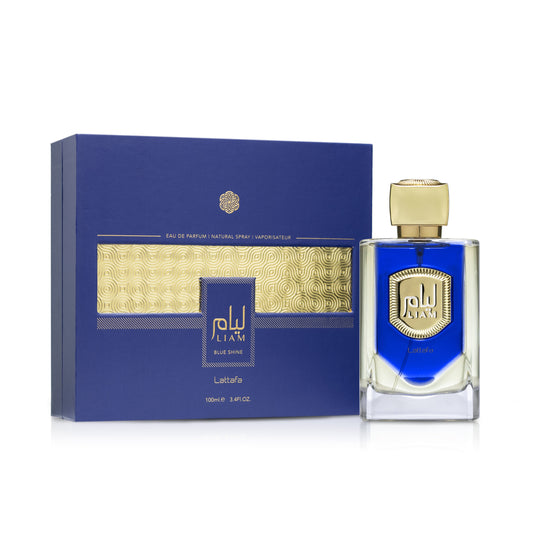 Lattafa Liam BLUE Shine Eau De Parfum 100 mL – For Men - Sam's Fragrances