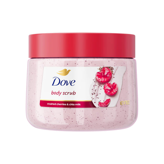 Dove Crushed Cherries & Chia Milk Body Scrub 425 g - product photo