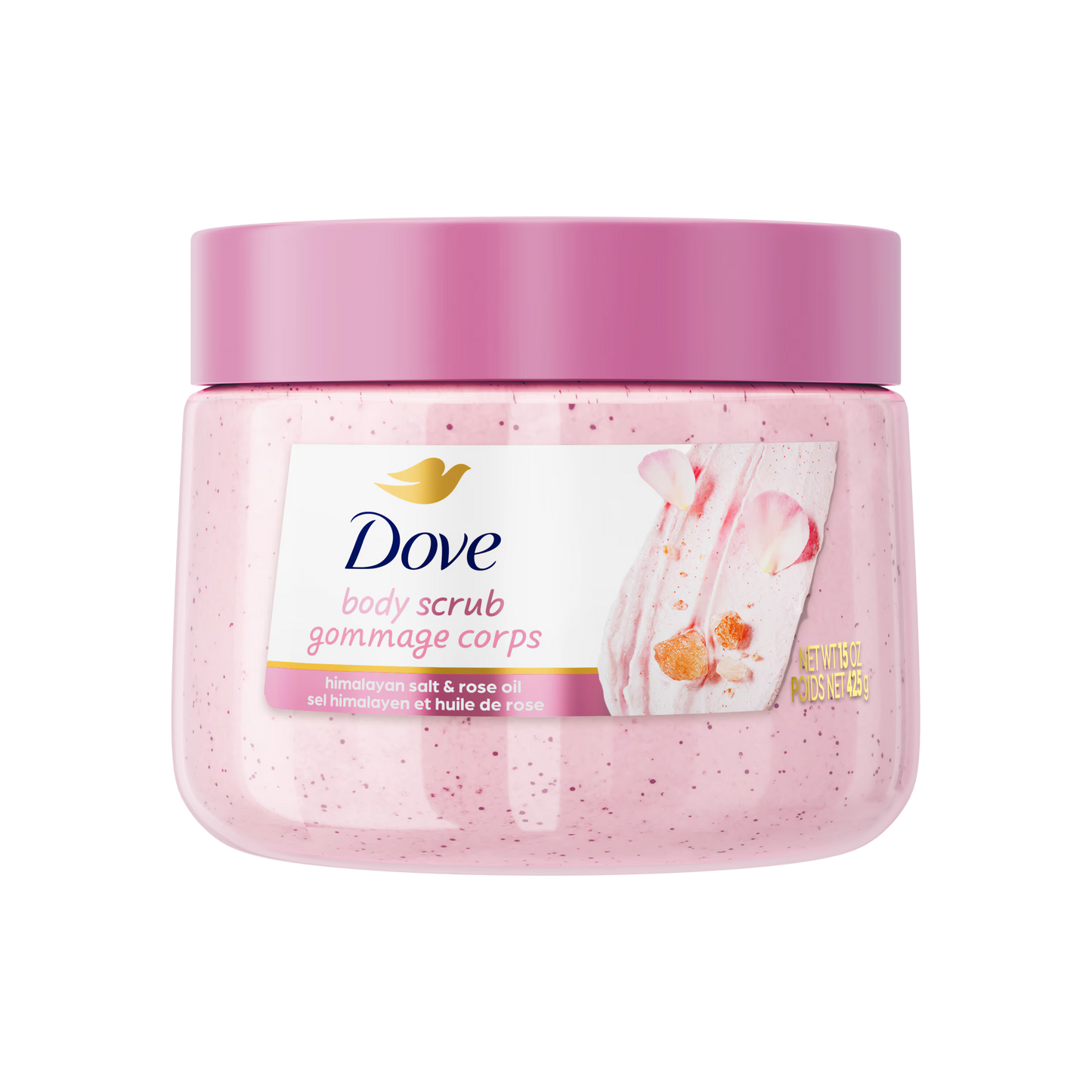 Dove Himalayan Salt & Rose Oil Body Scrub 425 g