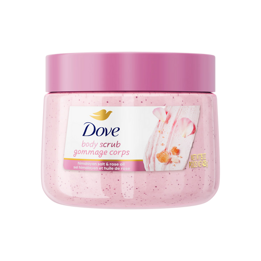 Dove Himalayan Salt & Rose Oil Body Scrub 425 g - product photo