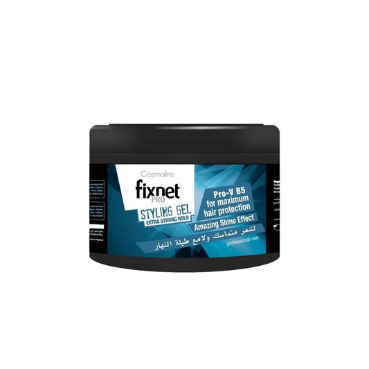 Cosmaline Fixnet Pro Styling Gel Extra Strong Hold Blue