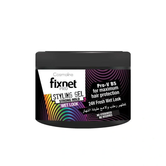 Cosmaline Fixnet Pro Styling Gel Strong Hold Wet Look