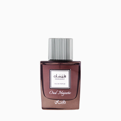 Rasasi Hamasaat Oud Majestic Eau de Parfum 100 mL – Unisex