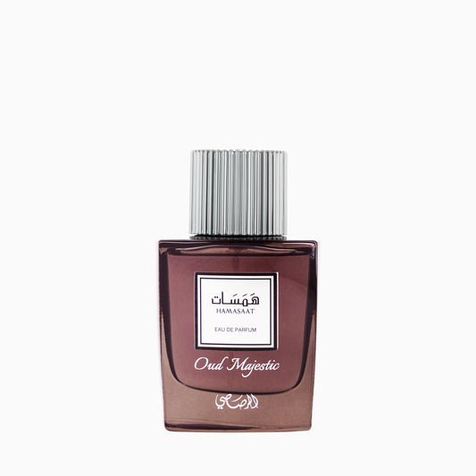 Rasasi Hamasaat Oud Majestic Eau de Parfum 100 mL – Unisex