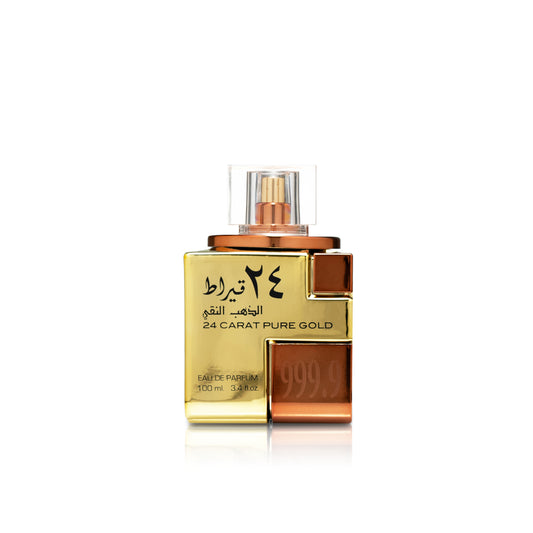 Lattafa 24 Carat Pure Gold Eau De Parfum 100 mL – For Women - Sam's Fragrances