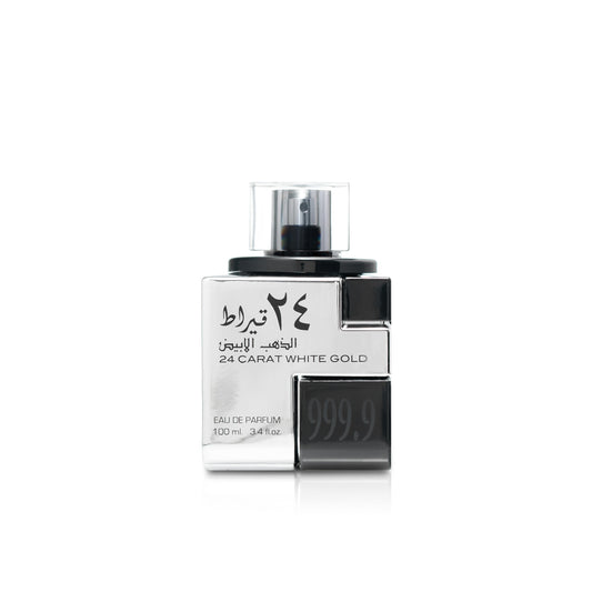 Lattafa 24 Carat White Gold Eau De Parfum 100mL - Unisex - Sam's Fragrances