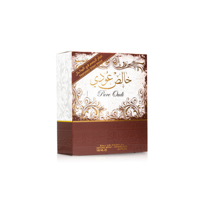 Lattafa Pure Oudi Eau De Parfum 100 mL + Deodorant 50 mL – Unisex - Sam's Fragrances