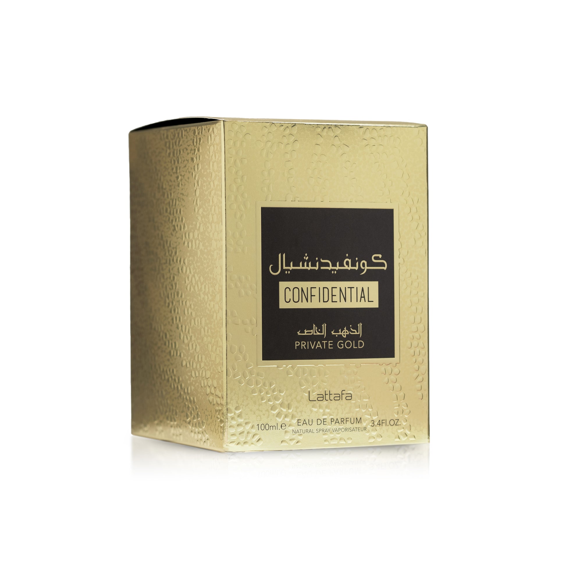 Lattafa Confidential Private Gold Eau De Parfum 100mL - Unisex - Sam's Fragrances