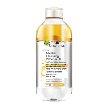 Garnier Micellar Oil-Infused Cleansing Water - product photo