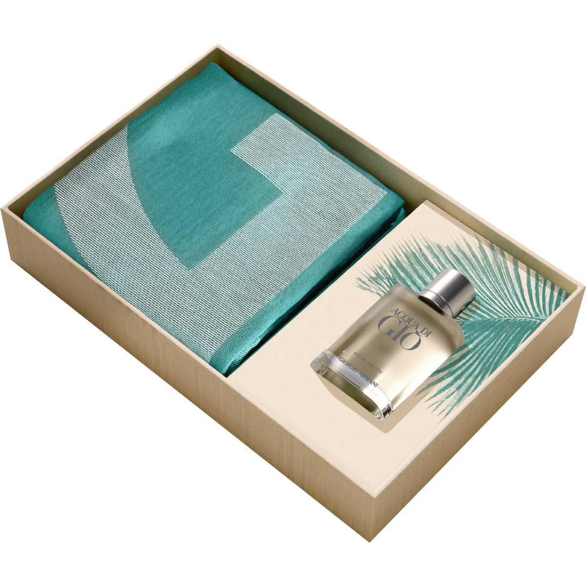 Giorgio Armani Acqua di Giò Eau de Toilette 100 mL + Beach Towel Gift Set – For Him